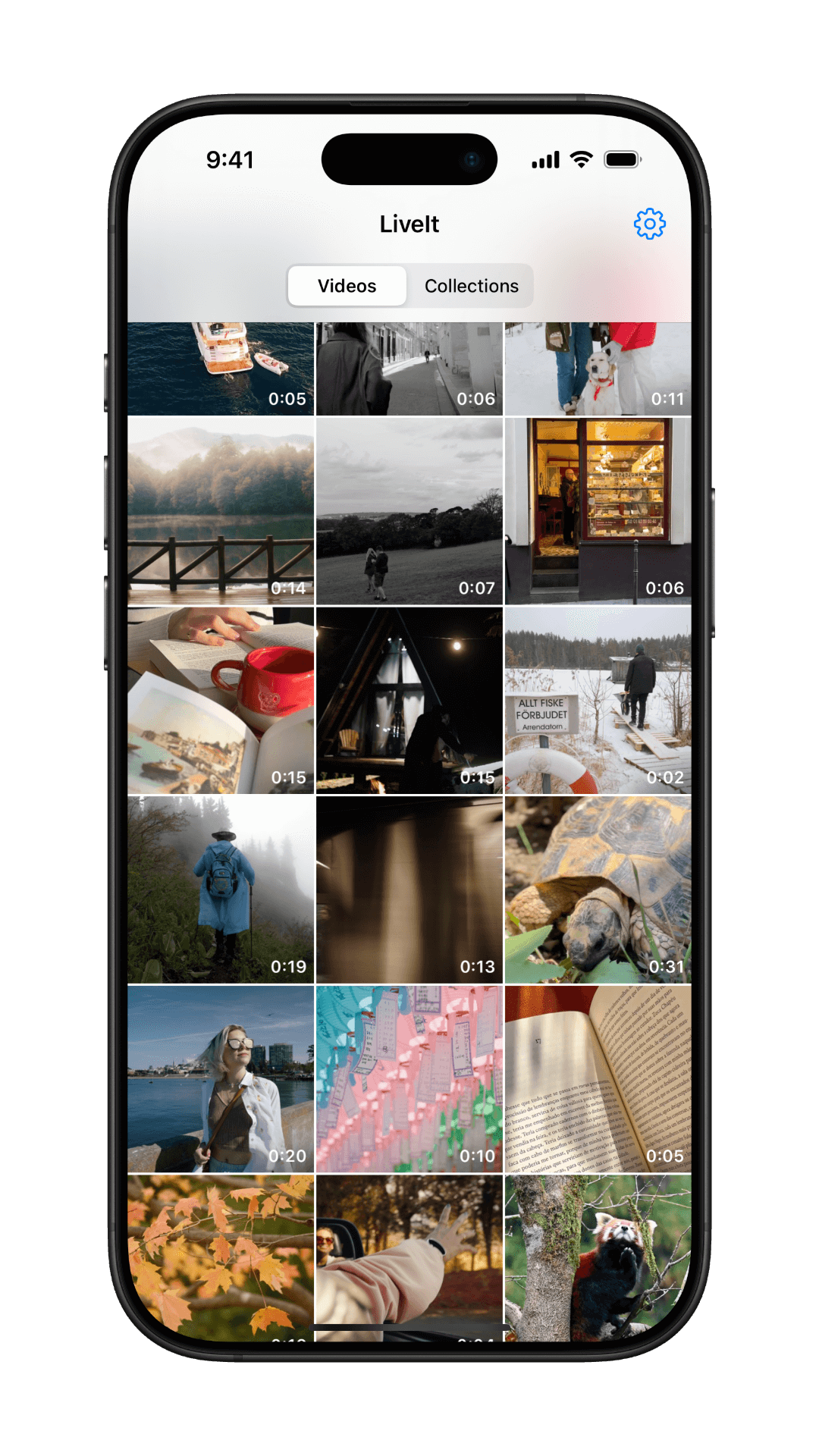LiveIt App on iPhone